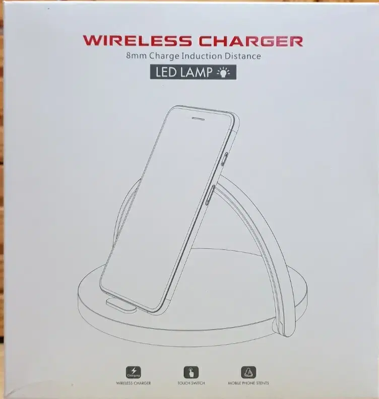 Wireless Charger LED LAMP 휴대폰 무선충전